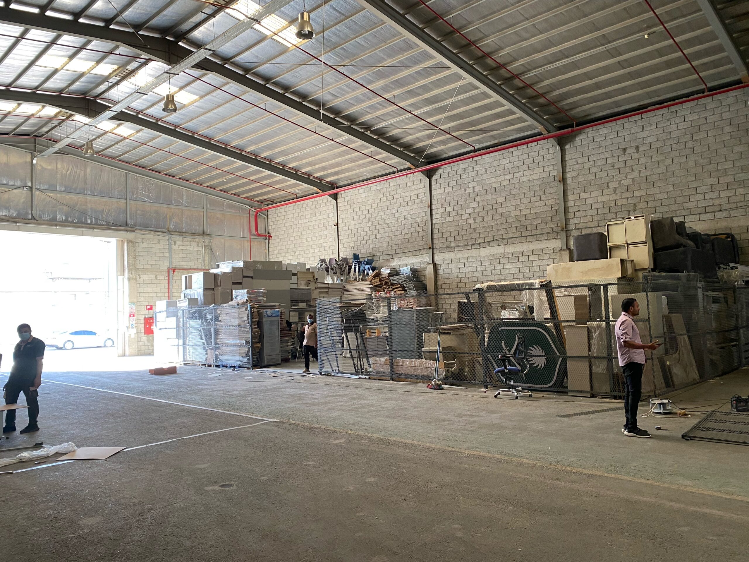 Large warehouse building in Al Sulay Riyadh industrial area with ample storage space